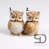 Keramická dekorácia postavičky sovičky v hnedo-bielom farebnom prevedení v dvoch prevedeniach 14,5 x 13,6 x 21,6 cm Imhof & Stevens 42239 Keramická dekorácia postavičky sovičky v hnedo-bielom farebnom prevedení v dvoch prevedeniach 14,5 x 13,6 x 21,6 cm Imhof & Stevens 42239