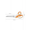 Nožnice, cikcak, 24,2 cm, FISKARS Nožnice, cikcak, 24,2 cm, FISKARS