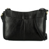 Dámska kožená crossbody kabelka čierna - Katana Ristta čierna Dámska kožená crossbody kabelka čierna - Katana Ristta čierna