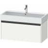 DURAVIT Ketho 2 závesná skrinka pod umývadlo, 1 zásuvka, 984 x 460 x 440 mm, biela matná, K25078018180000 DURAVIT Ketho 2 závesná skrinka pod umývadlo, 1 zásuvka, 984 x 460 x 440 mm, biela matná, K25078018180000