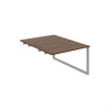 OFFICE PRO s.r.o. HOBIS prídavný stôl zdvojený - USD O 1200 R, orech OFFICE PRO s.r.o. HOBIS prídavný stôl zdvojený - USD O 1200 R, orech