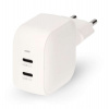 NEDIS síťová nabíječka/ 35 W/ PD 3.0/ rychlé nabíjení/ 1.75 / 2.33 / 2.92 / 3.0 A/ 2x USB-C/ bílá (WGCHA35WWT) NEDIS síťová nabíječka/ 35 W/ PD 3.0/ rychlé nabíjení/ 1.75 / 2.33 / 2.92 / 3.0 A/ 2x USB-C/ bílá (WGCHA35WWT)