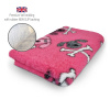 DRYBED Premium Vet Bed Crossbones fuchsia 150 x 100 cm DRYBED Premium Vet Bed Crossbones fuchsia 150 x 100 cm
