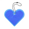 Reflexný prívesok SRDCE modrý Reflexný prívesok SRDCE modrý