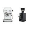 Ascaso Dream ONE, Cloud White + Eureka Mignon Zero 55s, BL black Ascaso Dream ONE, Cloud White + Eureka Mignon Zero 55s, BL black