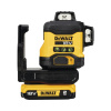 Aku krížový laser DeWalt DCLE34031D1 18 V 3 x 360 °, zelený Aku krížový laser DeWalt DCLE34031D1 18 V 3 x 360 °, zelený