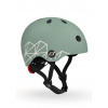 Detská prilba Scoot & Ride Graphic XXS – Green Lines Detská prilba Scoot & Ride Graphic XXS – Green Lines