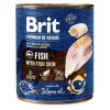 BRIT Dog Premium by Nature Fish with Fish shin konzerva 800g BRIT Dog Premium by Nature Fish with Fish shin konzerva 800g