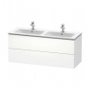 Duravit L-Cube Umývadlová skrinka, 55x129x48 cm, 2 zásuvky, biela mat LC625801818 Duravit L-Cube Umývadlová skrinka, 55x129x48 cm, 2 zásuvky, biela mat LC625801818