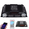 BLUETOOTH ZOSILŇOVAČ 4 KANÁLY RÁDIO FM USB SD SVETLO DIAĽKOVÉ OVLÁDANIE 1600W BLUETOOTH ZOSILŇOVAČ 4 KANÁLY RÁDIO FM USB SD SVETLO DIAĽKOVÉ OVLÁDANIE 1600W