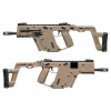Krytac Airsoftová zbraň Kriss Vector SMG V2, sklopná pažba - Dark Earth Krytac Airsoftová zbraň Kriss Vector SMG V2, sklopná pažba - Dark Earth