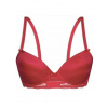 Odvážna červená push up podprsenka 80C Červená Odvážna červená push up podprsenka 80C Červená