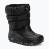 Detské snehové topánky Crocs Classic Neo Puff black Detské snehové topánky Crocs Classic Neo Puff black