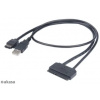 AKASA Flexstor eSATA kábel pre 2.5 AKASA Flexstor eSATA kábel pre 2.5
