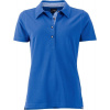 James & Nicholson | JN 715, Dámske piqué polo, modrá royal - biela, M James & Nicholson | JN 715, Dámske piqué polo, modrá royal - biela, M