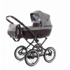 Kombinovaný luxusní kočárek Jasmíne Camino Vintage 02H z italské kůže Kombinovaný luxusní kočárek Jasmíne Camino Vintage 02H z italské kůže