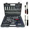 Sada náradia Kufor s náradím, sada kľúčov a nadstavcov 108 dielov, 1/4 a 1/2 palca Sada náradia Kufor s náradím, sada kľúčov a nadstavcov 108 dielov, 1/4 a 1/2 palca