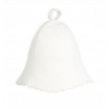 Čiapka do sauny Sauna-czapka z plsti, biela, 3 mm veľkosť S/M/L/XL Čiapka do sauny Sauna-czapka z plsti, biela, 3 mm veľkosť S/M/L/XL