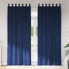 zahrada-XL Zatemňovacie závesy 2 pcs Tmavomodrá 140 x 260 cm Zamat 4107207 zahrada-XL Zatemňovacie závesy 2 pcs Tmavomodrá 140 x 260 cm Zamat 4107207