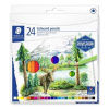 Farebné ceruzky, sada, šesťhranné, STAEDTLER 146 C, 24 rôznych farieb Farebné ceruzky, sada, šesťhranné, STAEDTLER 146 C, 24 rôznych farieb