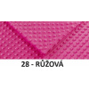 Detský čalúnený panel MINKY - růžová Detský čalúnený panel MINKY - růžová