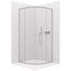 CERANO - Sprchovací kút Orso L/P - 5 mm - štvrťkruh - R550 - chróm, transparentné sklo - 100x100x195 cm - posuvný CER-650485 CERANO - Sprchovací kút Orso L/P - 5 mm - štvrťkruh - R550 - chróm, transparentné sklo - 100x100x195 cm - posuvný CER-650485