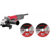 Brúska Worcraft AG08-115P, 710W, 115 mm, M14, uhlová, PROMO + 2 kotúče Brúska Worcraft AG08-115P, 710W, 115 mm, M14, uhlová, PROMO + 2 kotúče