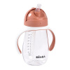 Beaba Hrnček so slamkou 300 ml Terracotta Beaba Hrnček so slamkou 300 ml Terracotta