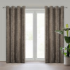 Eurofirany Záves 140x250 cm chenilový svetlohnedý na kovové krúžky VANI Eurofirany Záves 140x250 cm chenilový svetlohnedý na kovové krúžky VANI