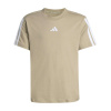Detské Tričko s krátkym rukávom ADIDAS J 3S TEE 160 KD8555 – Béžová Detské Tričko s krátkym rukávom ADIDAS J 3S TEE 160 KD8555 – Béžová