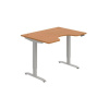 Hobis Pracovný stôl Motion Ergo, PO, 2S, 120x70,5-120,5x90 cm, jelša/sivá Hobis Pracovný stôl Motion Ergo, PO, 2S, 120x70,5-120,5x90 cm, jelša/sivá