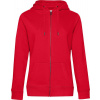 B&C | QUEEN Zipped Hood, Dámska mikina s kapucňou, červená, XXL B&C | QUEEN Zipped Hood, Dámska mikina s kapucňou, červená, XXL