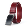 Luxusný kožený opasok s brzdou, šírka 3.5cm – POLISH, bordová Luxusný kožený opasok s brzdou, šírka 3.5cm – POLISH, bordová