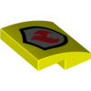 15068pb395 Neon Yellow Slope, Curved 2 x 2 x 2/3 with Red and Silver Fire Logo (Neonově žlutý svah, zakřivený 2 x 2 x 2/3 s červeným a stříbrným logem Fire) 15068pb395 Neon Yellow Slope, Curved 2 x 2 x 2/3 with Red and Silver Fire Logo (Neonově žlutý svah, zakřivený 2 x 2 x 2/3 s červeným a stříbrným logem Fire)