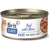 Brit Care Cat Paté Beef with Olives 70 g Brit Care Cat Paté Beef with Olives 70 g