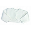 Detský sveter - Sveter Bolero Sweater biely krst 74 cm 6-9 m (Detský svetelný sveter s kreslenými záplatami) Detský sveter - Sveter Bolero Sweater biely krst 74 cm 6-9 m (Detský svetelný sveter s kreslenými záplatami)