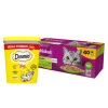 WHISKAS mixovaný výber v želé 40 x 85 g & DREAMIES Mega Box 350 g - doplnkové krmivo pre dospelé mačky s lahodným syrom WHISKAS mixovaný výber v želé 40 x 85 g & DREAMIES Mega Box 350 g - doplnkové krmivo pre dospelé mačky s lahodným syrom