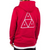 pánska mikina HUF TRIPLE TRIANGLE PO HOODIE Rio Red S pánska mikina HUF TRIPLE TRIANGLE PO HOODIE Rio Red S