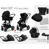 Moon Piú Set Maxi Black chrome | Onyx Black Moon Piú Set Maxi Black chrome | Onyx Black