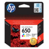 HP originál ink CZ102AE, HP 650, color, 200str. (Atramentová náplň HP 650 - trojfarebná) HP originál ink CZ102AE, HP 650, color, 200str. (Atramentová náplň HP 650 - trojfarebná)