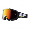 SHOT IRIS SOUND čierno/biele zrkadlové sklo MX okuliare + číre sklo SHOT IRIS SOUND čierno/biele zrkadlové sklo MX okuliare + číre sklo