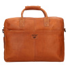 Pánska kožená taška na notebook Mustang Bruno - koňak Pánska kožená taška na notebook Mustang Bruno - koňak