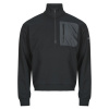 adidas Mikiny City Escape Fleece Half-Zip Čierna adidas Mikiny City Escape Fleece Half-Zip Čierna