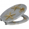 Aqualine Zábavné Záchodová doska s potlačou hviezdice, MDF, biele HY1185 Aqualine Zábavné Záchodová doska s potlačou hviezdice, MDF, biele HY1185