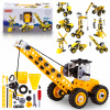 Stavebnica Stavebné Stroje Vozidlá 8v1 Pohyblivé Časti 100 dielikov Stavebnica Stavebné Stroje Vozidlá 8v1 Pohyblivé Časti 100 dielikov