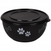 Flamingo Kena Black Cover Bowl - uzavretá miska pre psa, s vekom - XL Flamingo Kena Black Cover Bowl - uzavretá miska pre psa, s vekom - XL