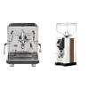 ECM Synchronika II + Eureka Mignon Specialita, WD white, walnut ECM Synchronika II + Eureka Mignon Specialita, WD white, walnut