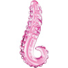 Icicles No. 24 ribbed tongue glass dildo Icicles No. 24 ribbed tongue glass dildo