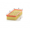 MANN FILTER Vzduchový filter C 34 109 MANN FILTER Vzduchový filter C 34 109