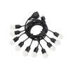 IDEAL LUX Fiesta SP10 Nero 246796 IDEAL LUX Fiesta SP10 Nero 246796